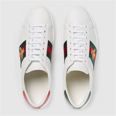 gucci sneakers embroidered|Gucci ace metallic snakeskin sneakers.